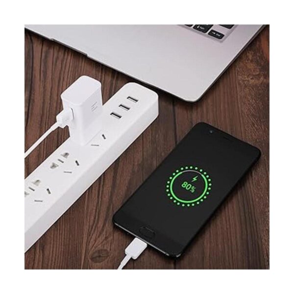 Cargador de pared de carga rápida adaptable con cable USB_2