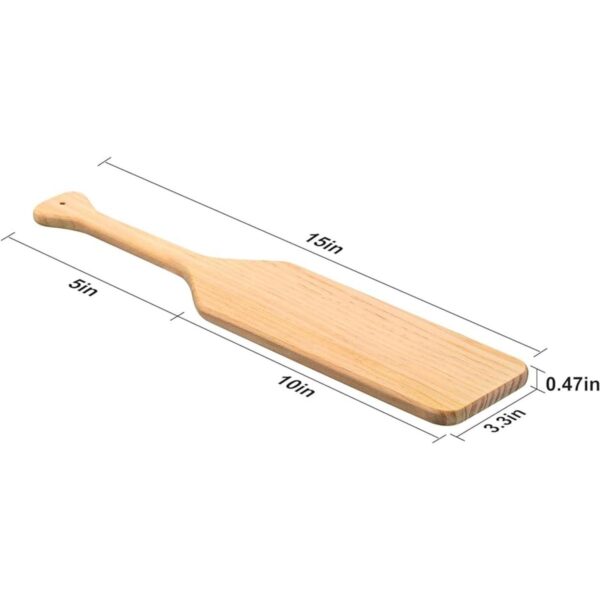 Paleta de madera sin terminar de 15 pulgadas hecha de