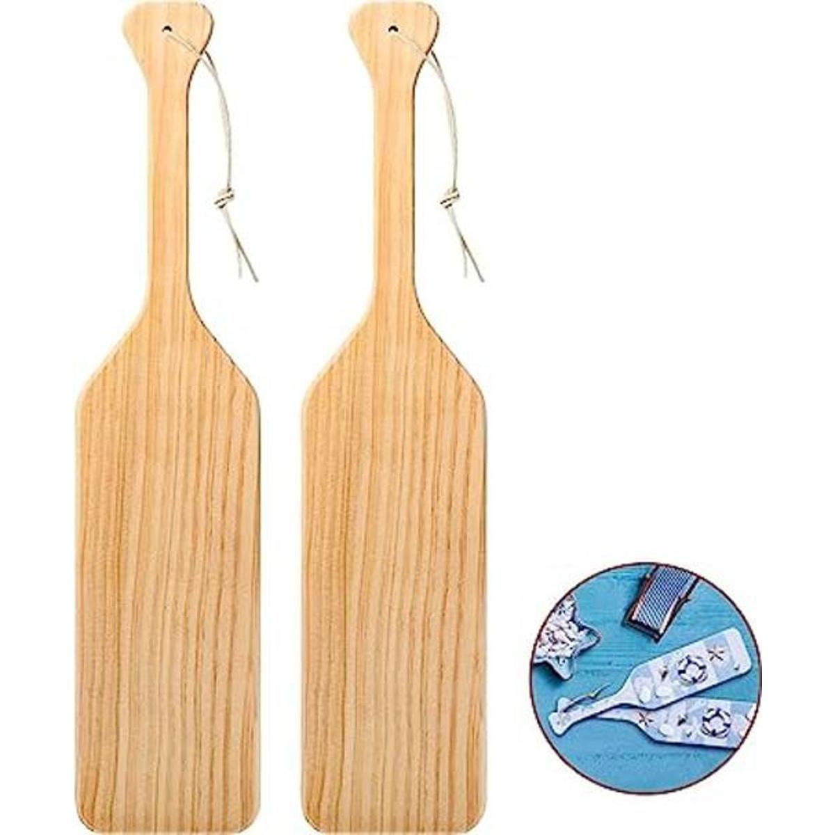 Paleta de madera sin terminar de 15 pulgadas hecha de