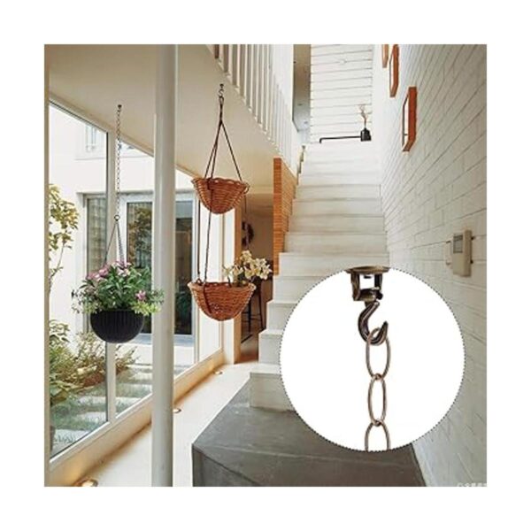 OOTSR Gancho giratorio para colgar plantas candelabros