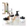 Juego de accesorios de baño Mason Jar paquete de 4