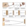 Byshun Kit para colgar luces al aire libre kit de_4
