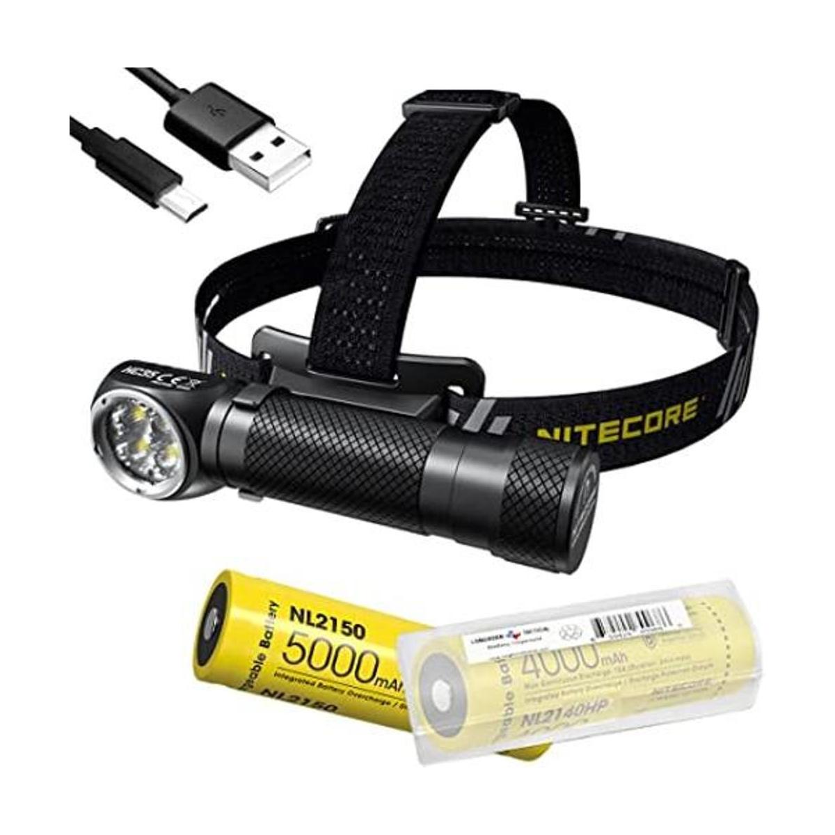 NITECORE HC35 2700 lúmenes USB recargable en forma de L