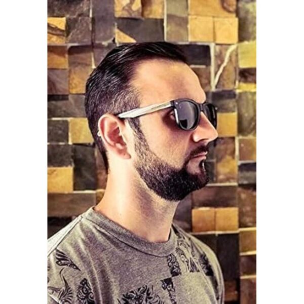 Gafas de sol de acetato de madera de color arcoíris_6