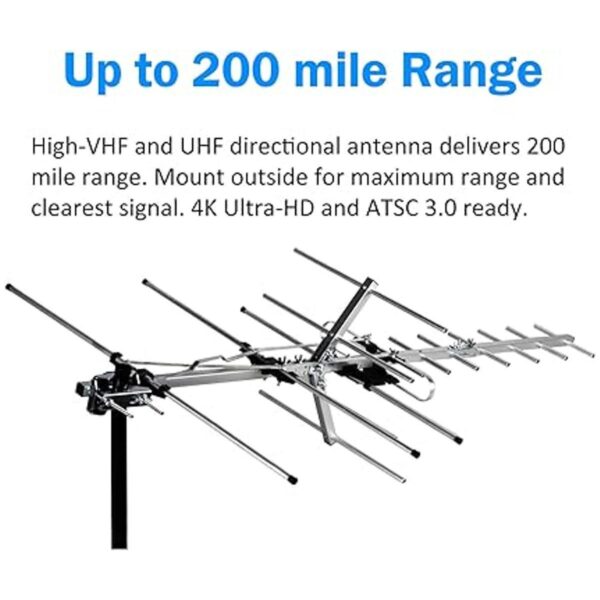 Five Star Antena de TV para exteriores Yagi satélite HD_2