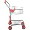 HUSHLILY Carrito de compras de juguetes plegable con