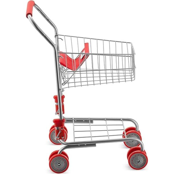 HUSHLILY Carrito de compras de juguetes plegable con