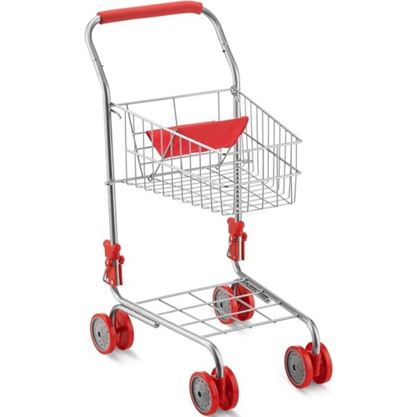 HUSHLILY Carrito de compras de juguetes plegable con