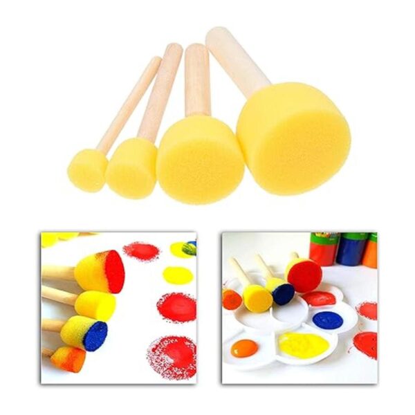 Kare Kind Juego de 30 esponjas redondas para pintar y_2