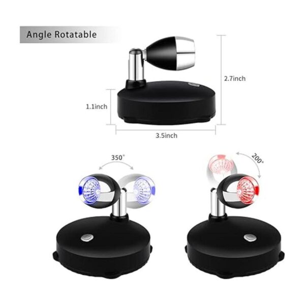 LEASTYLE Foco inalámbrico que funciona con pilas mini_2