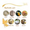 Litewoo Hamaca para cama de pájaro loro para invierno_6