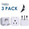 Ceptics Enchufe adaptador de viaje para Reino Unido Hong_2