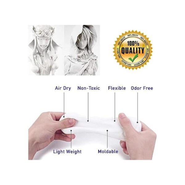 Moldable Cosplay Foam Clay White High Density and Hiqh_3