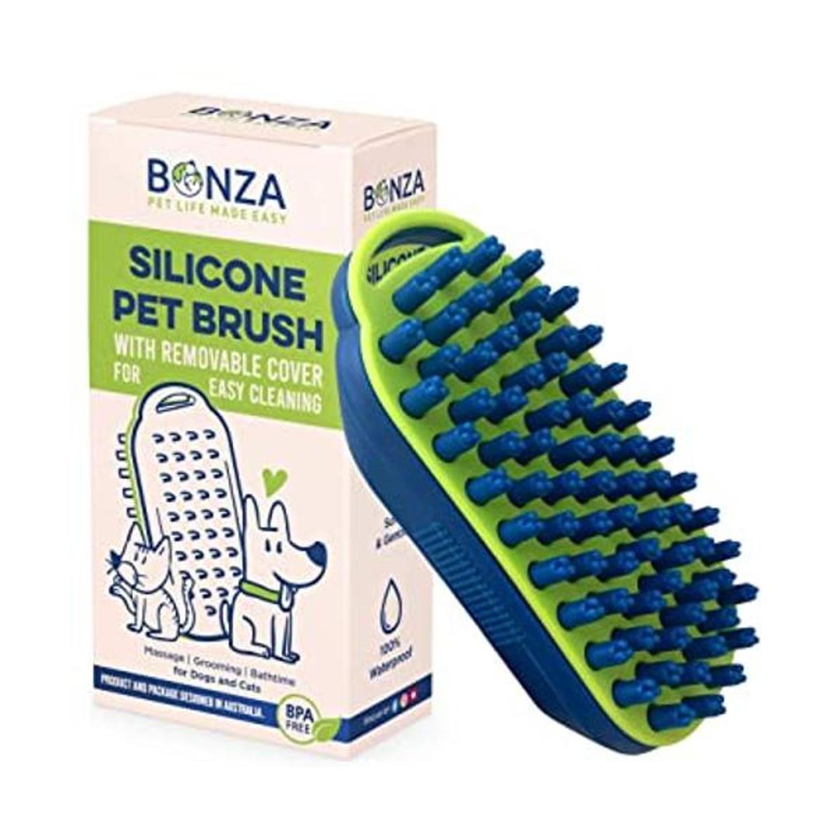 Bonza Cepillo de masaje para perros y gatos cepillo de