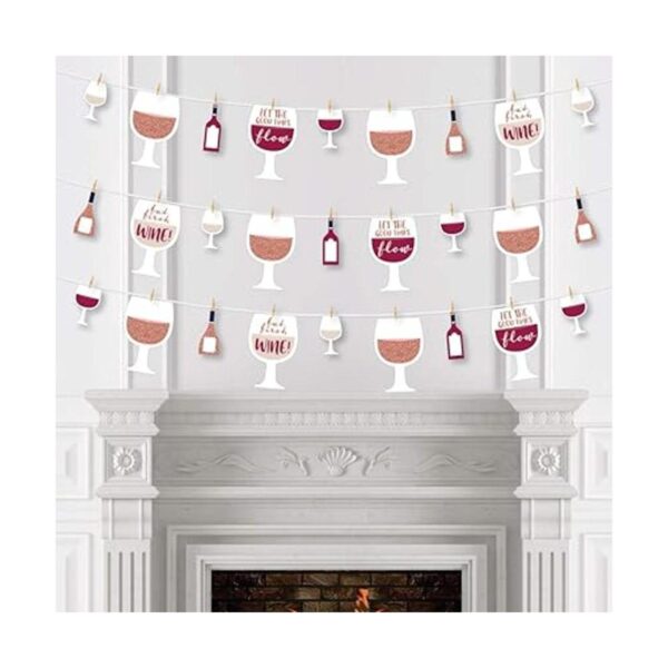 Big Dot of Happiness Pero primero vino Decoración para_3