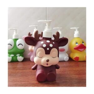 Hyever Deer Duck Dispensador de jabón de manos con diseño