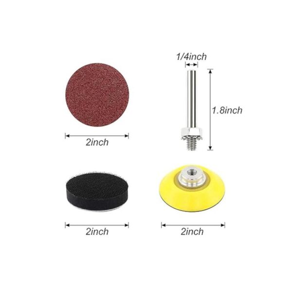 HongWay Kit de 300 discos de lijado de 2 pulgadas para