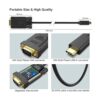 Cable USB C a VGA cable USB tipo C a VGA de Benfei_6