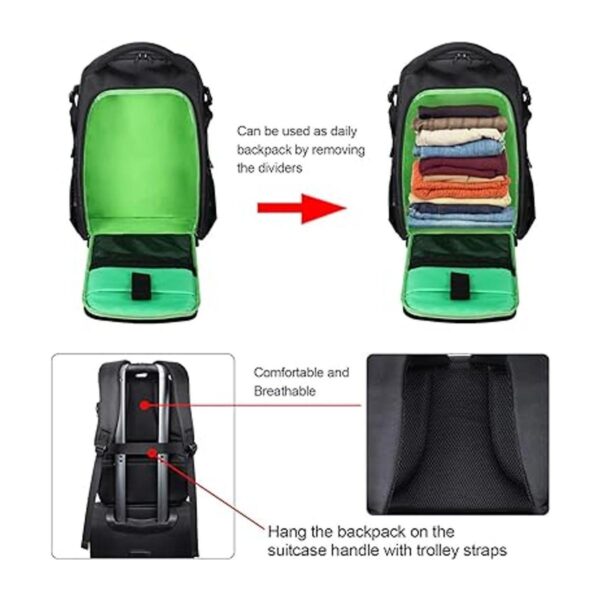 BERTASCHE Mochila para cámara mochila de fotografía_2