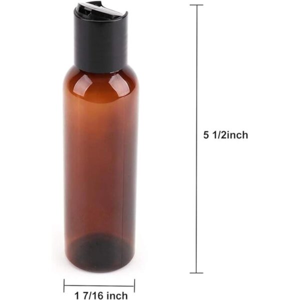 Bekith Paquete de 30 botellas de plástico con tapa_4