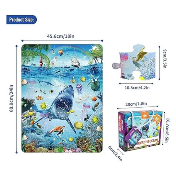 MINIWHALE Rompecabezas para niños de 4 a 8 años diseño de_5