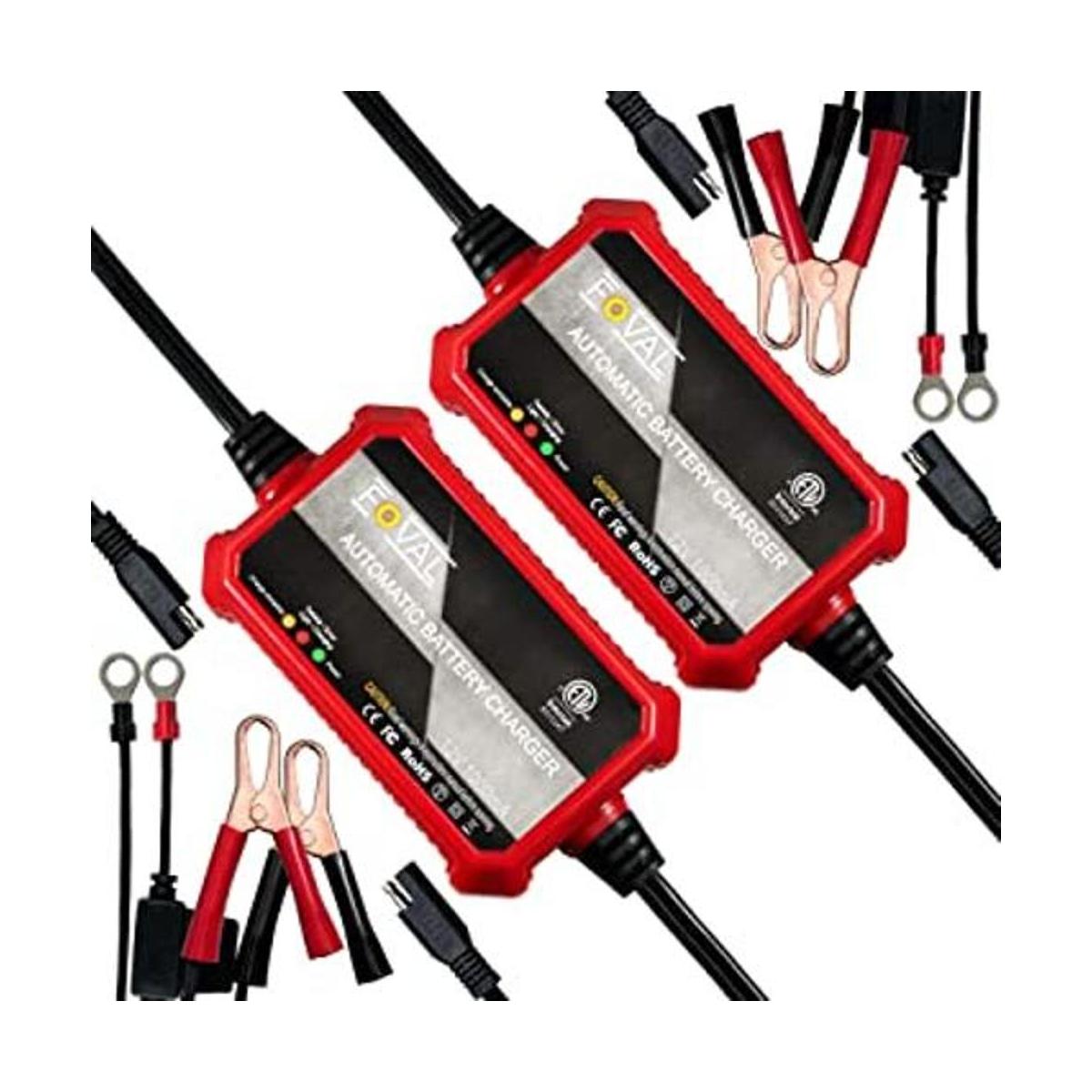 Foval Cargador de batería de goteo automático 12 V 1000
