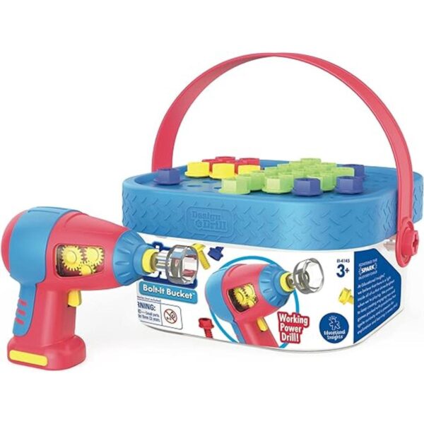 Educational Insights Juego de taladro y cubo portátil_1