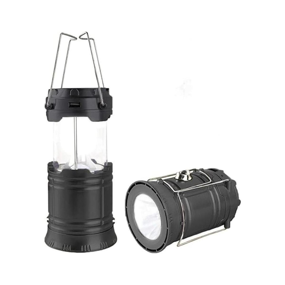 Linterna LED de camping linterna solar y recargable