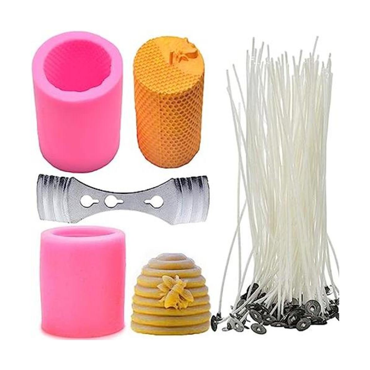 Buytra Moldes de silicona para velas de abeja con 50