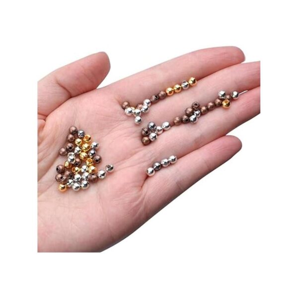 Cuentas espaciadoras de metal de 4.23 oz alrededor de