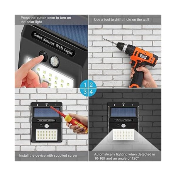 Joyathome Luces solares mejoradas para exteriores 30_2
