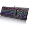 Teclado mecánico retro para juegos EYOOSO teclado_1