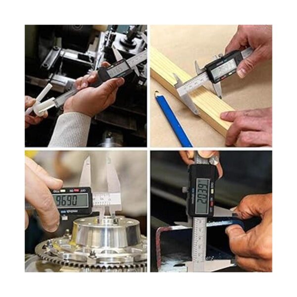 Qfun Vernier Herramienta de medición digital de acero_4