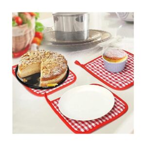 Juego de guantes de horno y soportes para ollas 5 piezas