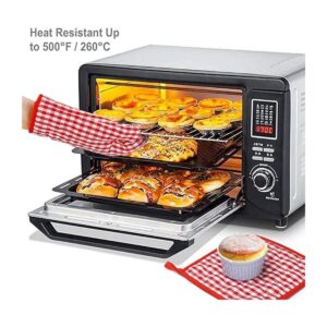 Juego de guantes de horno y soportes para ollas 5 piezas
