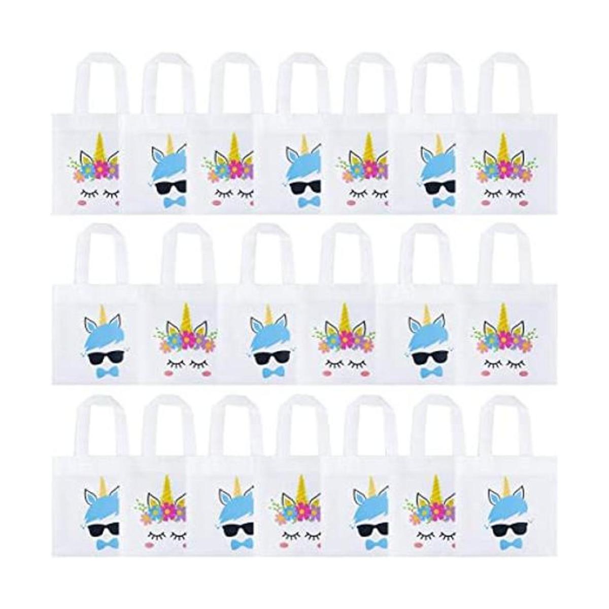 K KUMEED Paquete de 20 bolsas de fiesta de unicornio
