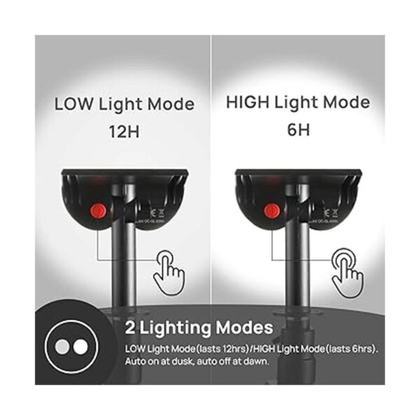 Consciot Luces solares para exteriores 16 LED IP67_6