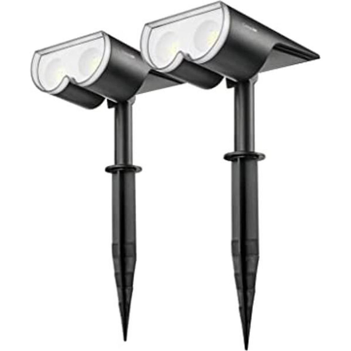 Consciot Luces solares para exteriores 16 LED IP67