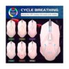 Combo de teclado y mouse mecánico rosa para juegos con_2