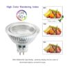 Bombilla LED MR16 12 V 5 W GU5.3 foco de cristal_4