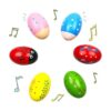 QINGQIU Paquete de 6 cocteleras de madera huevos de_1