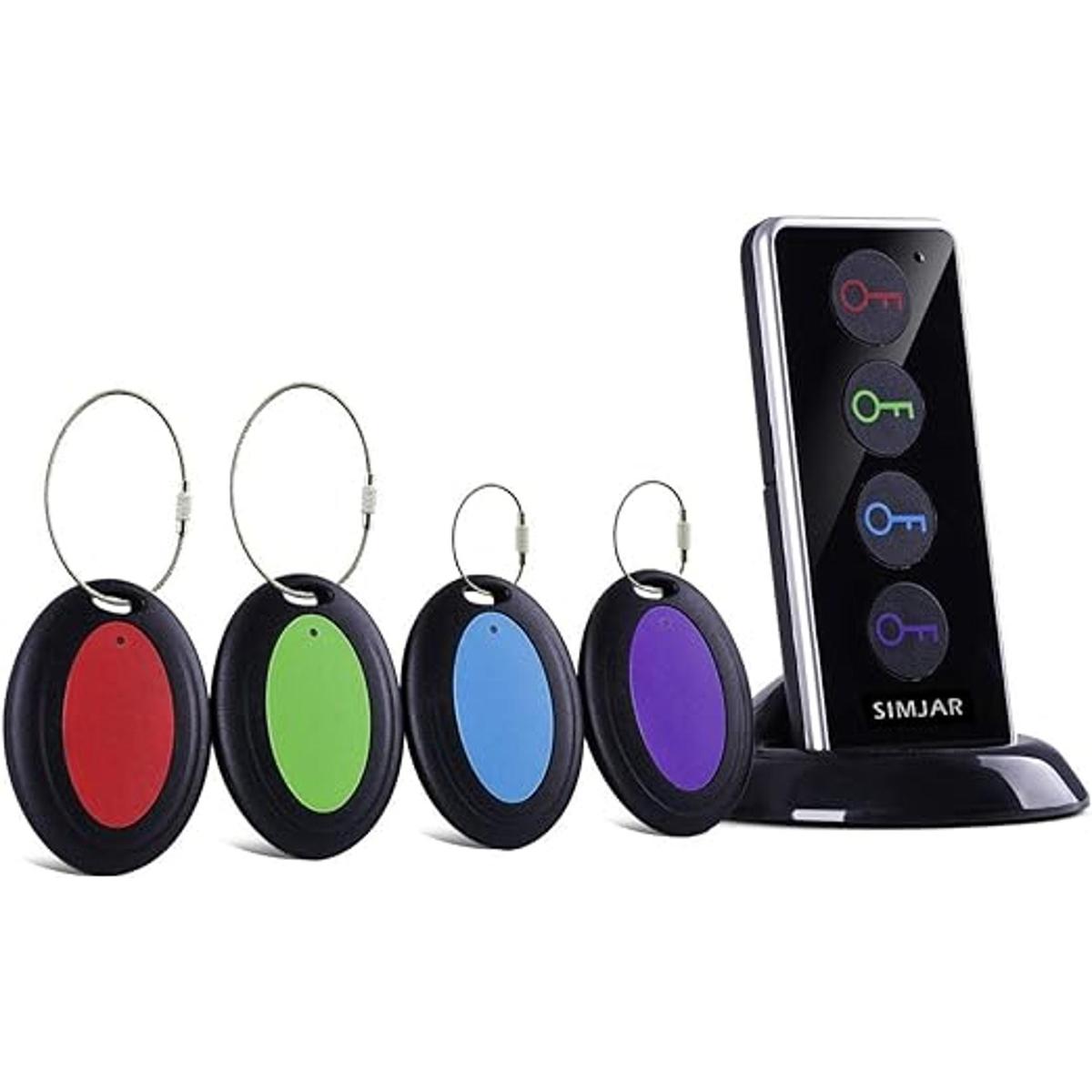 Buscador de llaves con 4 cadenas extra largas y alcance de