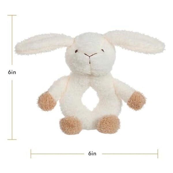 Peluche de conejo de albaricoque de peluche para recién_2