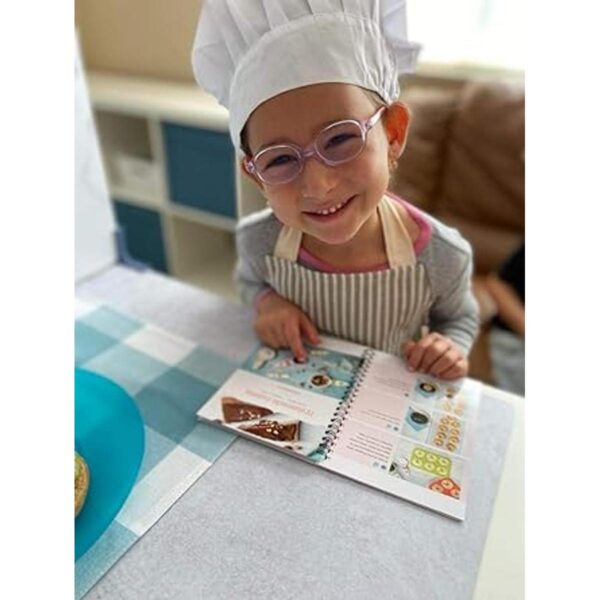 Tovla Jr. Kids Cookbook delantal de cocina y sombrero_2