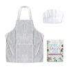 Tovla Jr. Kids Cookbook delantal de cocina y sombrero_1