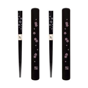JapanBargain 3643 palillos portátiles con funda_1