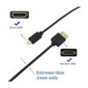 Duttek Cable HDMI a micro HDMI ultrafino y flexible_3