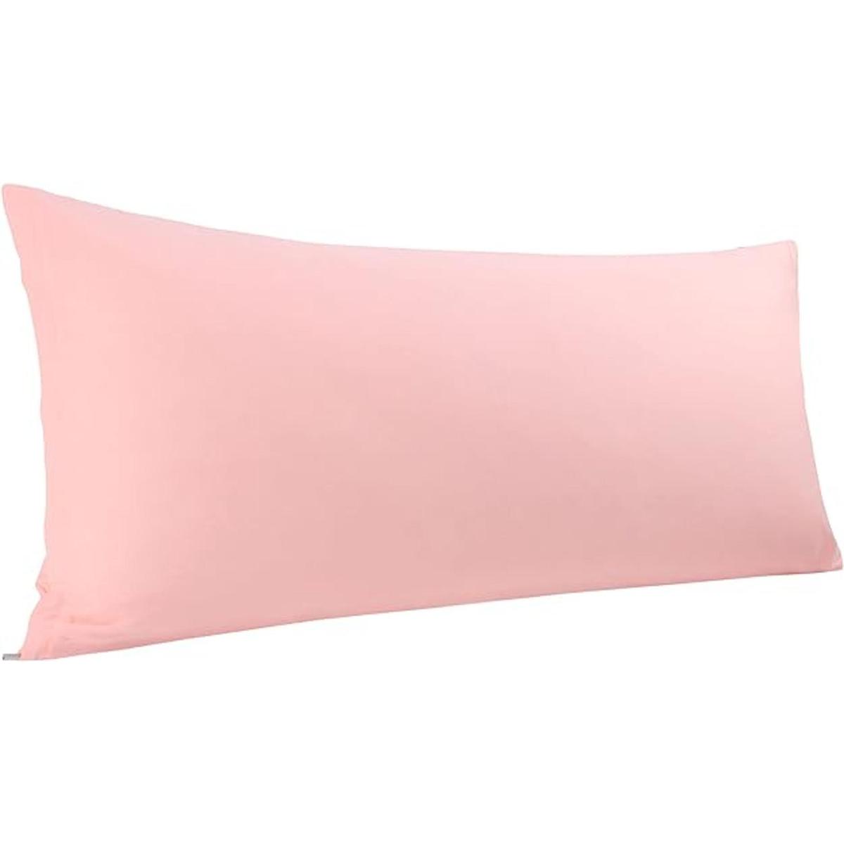PiccoCasa Funda de almohada corporal 100 algodón