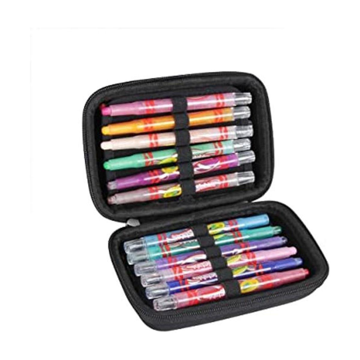 Hermitshell Estuche duro de viaje para crayola mini