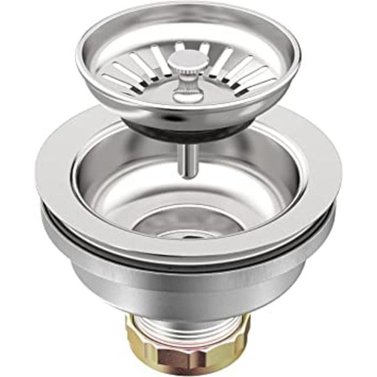 KONE Juego de desage para fregadero de cocina de 3 12